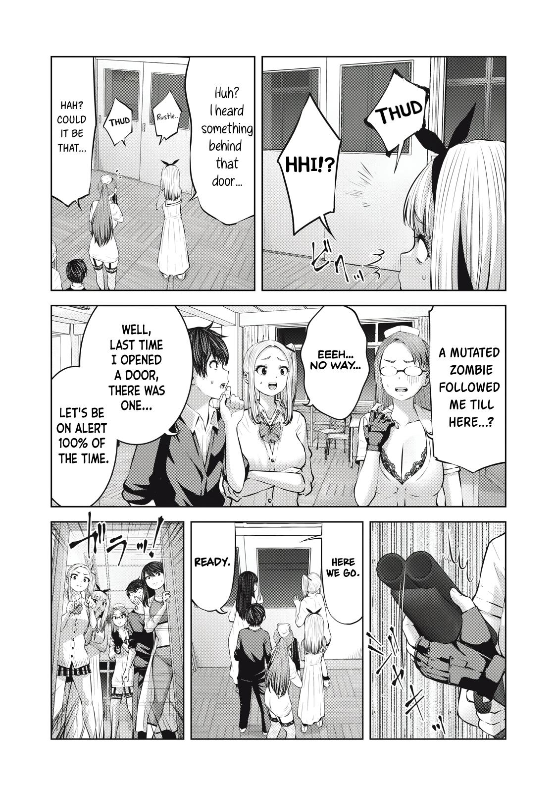 Let's Make a Harem in a Zombie World! Chapter 11.1 - Page 14