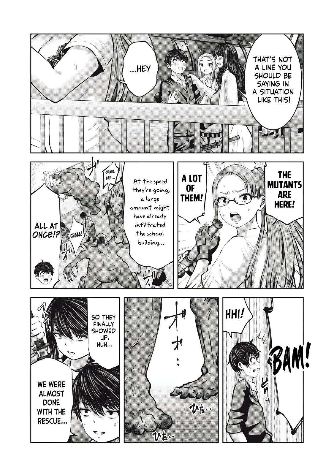 Let's Make a Harem in a Zombie World! Chapter 13.2 - Page 5