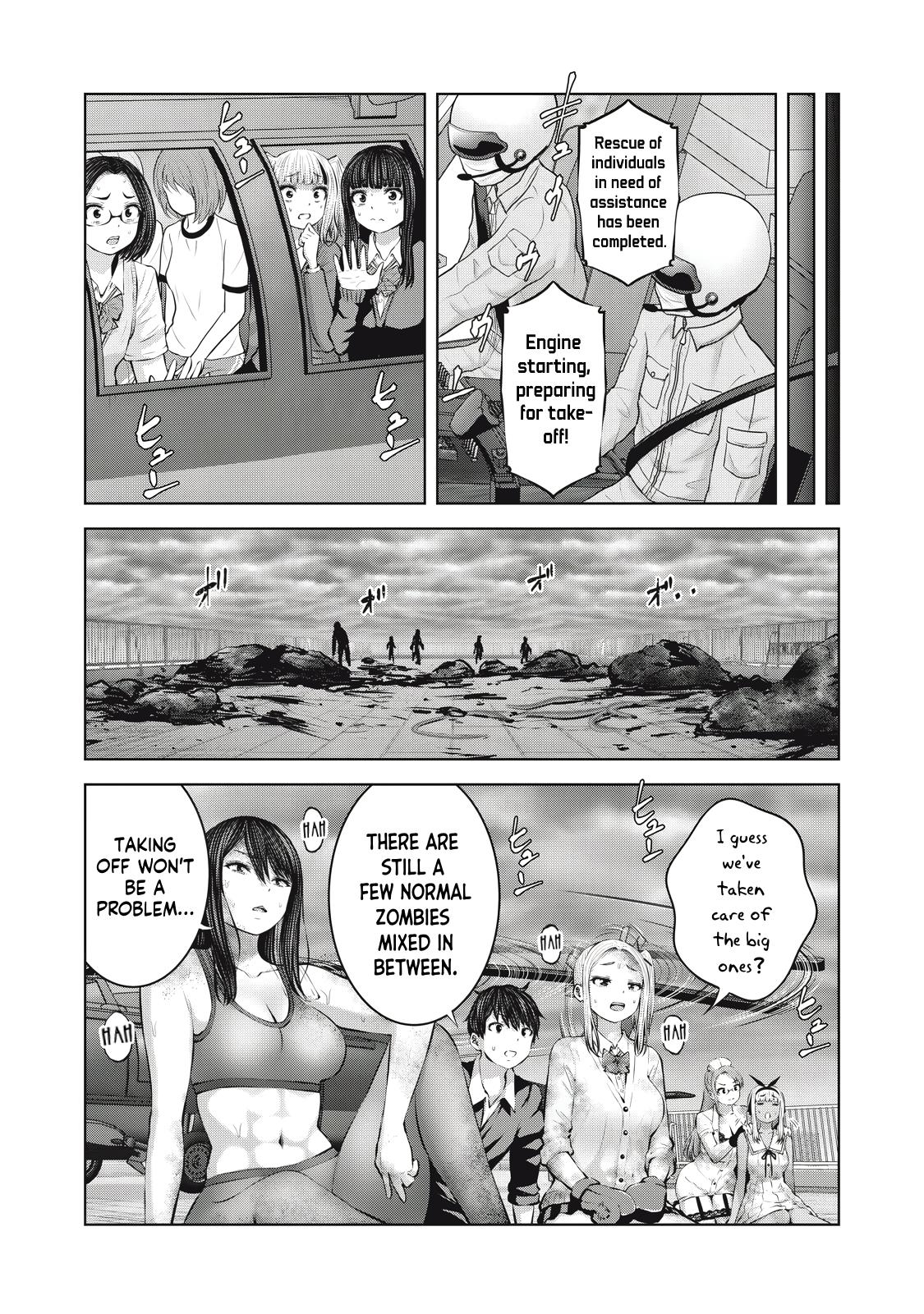 Let's Make a Harem in a Zombie World! Chapter 13.2 - Page 16