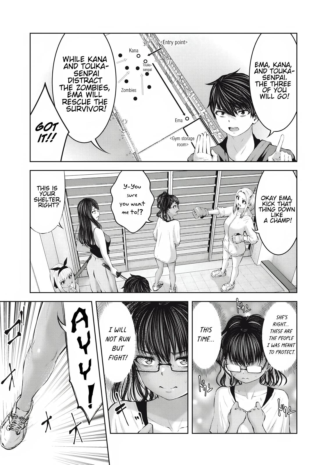 Let's Make a Harem in a Zombie World! Chapter 16.2 - Page 9