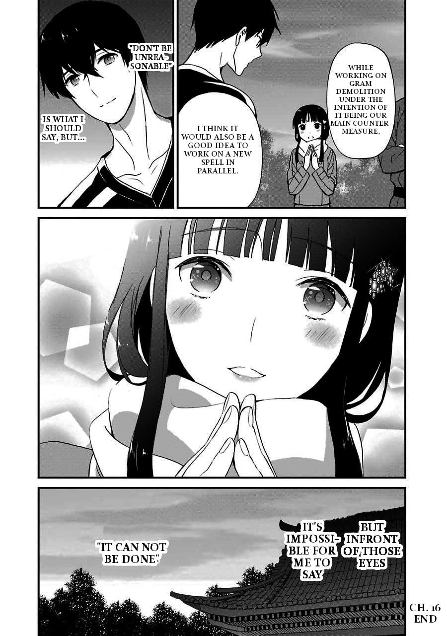 Mahouka Koukou no Rettousei - Raihousha Hen Chapter 16 - Page 28