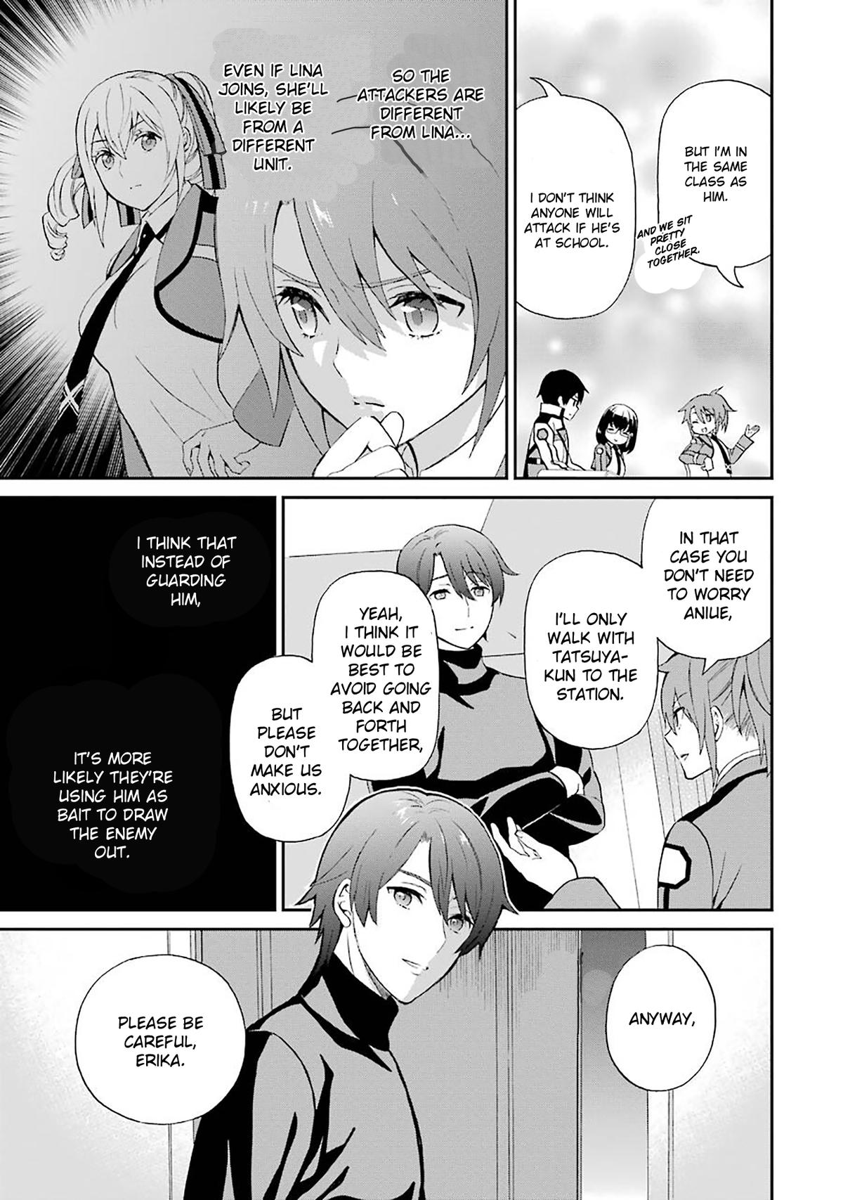 Mahouka Koukou no Rettousei - Raihousha Hen Chapter 21 - Page 13