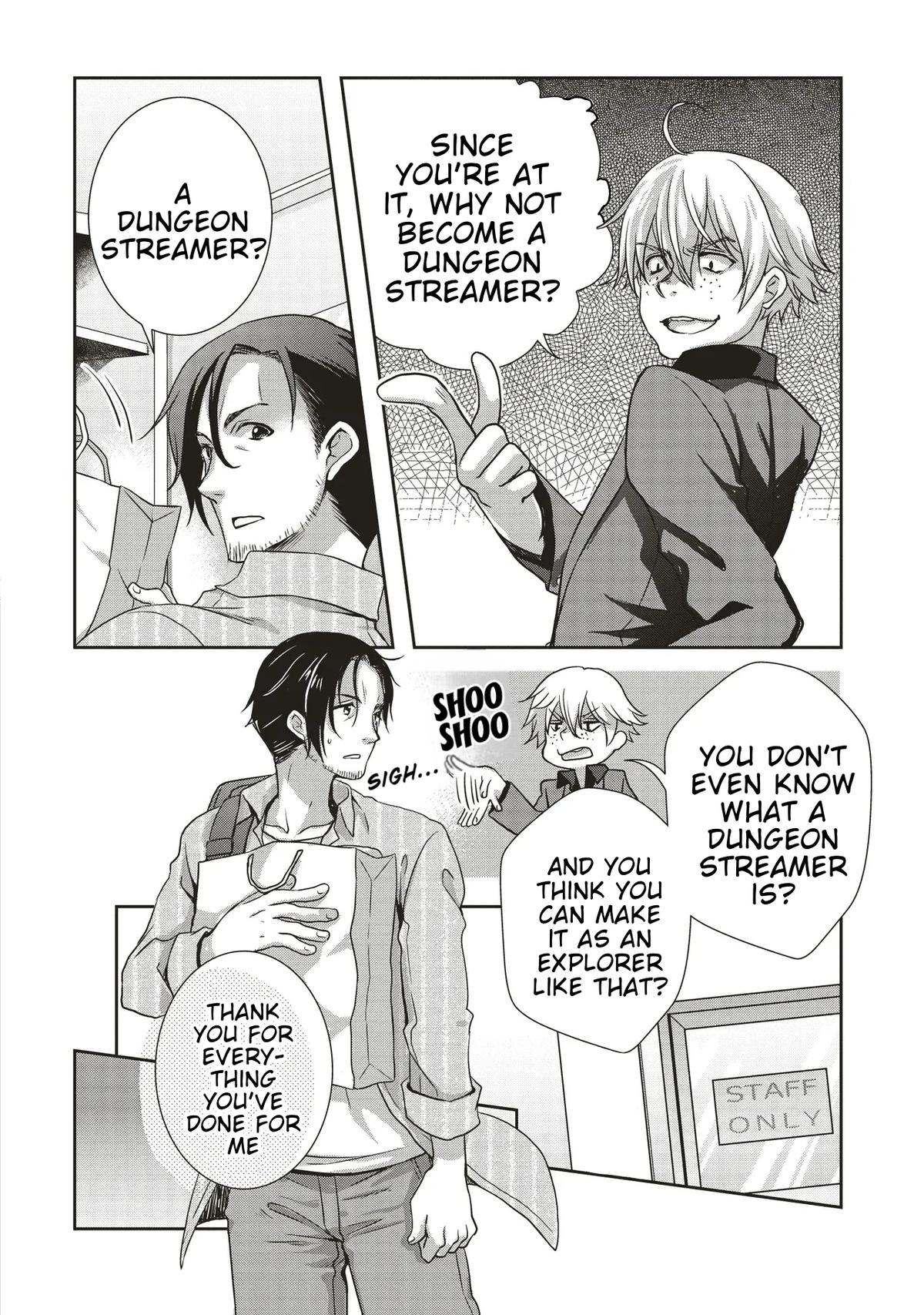 Moto Saikyo Tansakusha no Ojisan. Bishojo Haishinsha wo Tasukete Obazuri Shite Shimatta Chapter 1 - Page 7