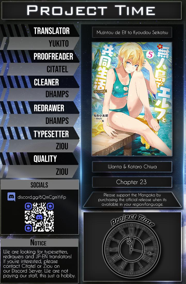 Mujintou De Elf to Kyoudou Seikatsu Chapter 23 - Page 23