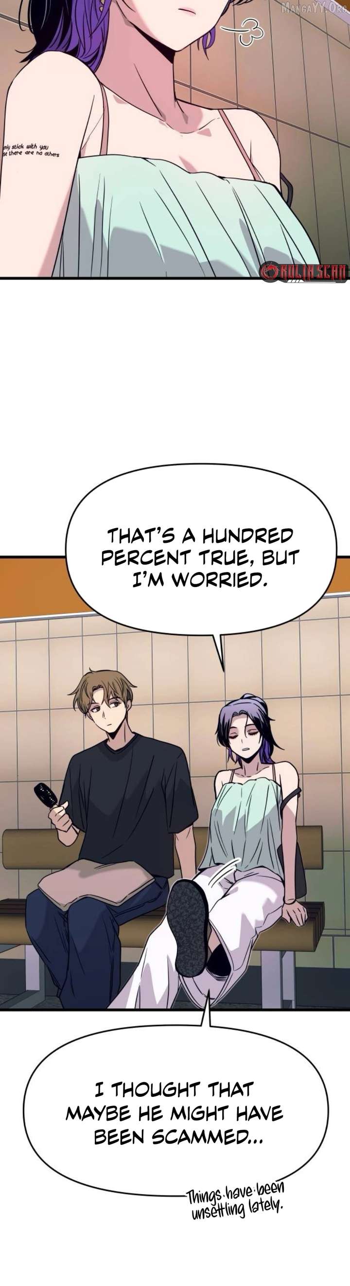 My bias gets on the last train Chapter 60 - Page 49