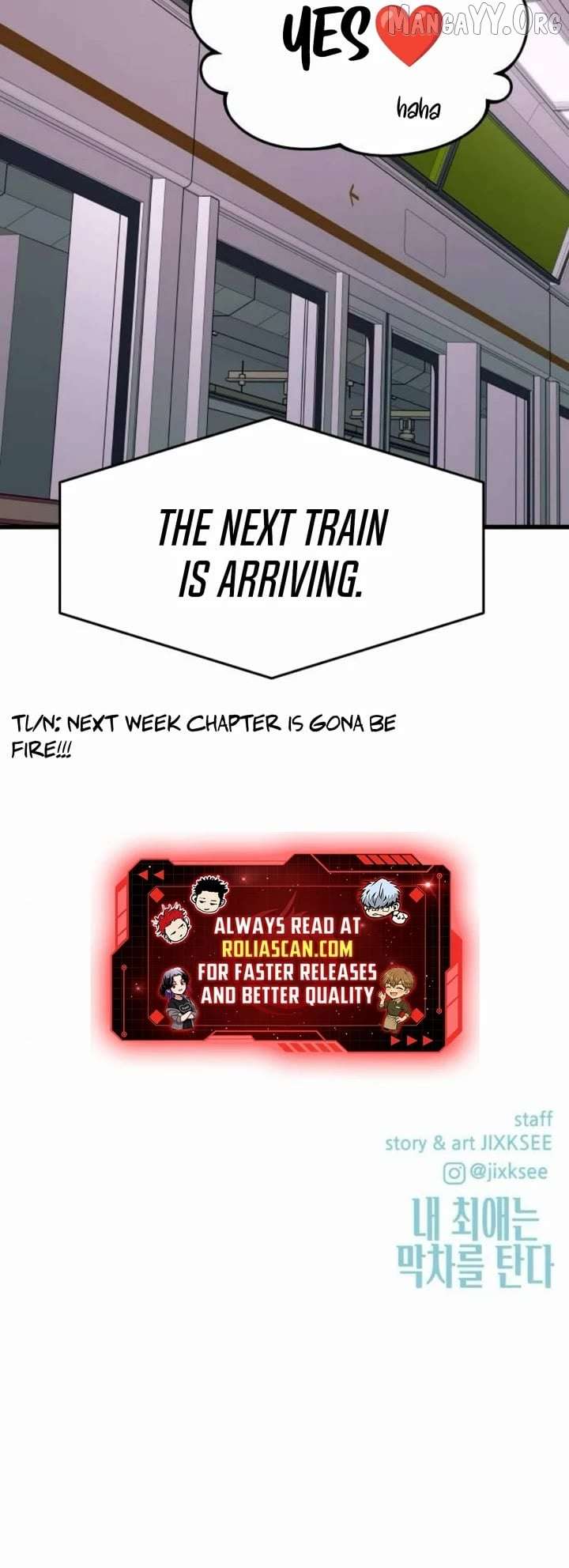 My bias gets on the last train Chapter 62 - Page 72
