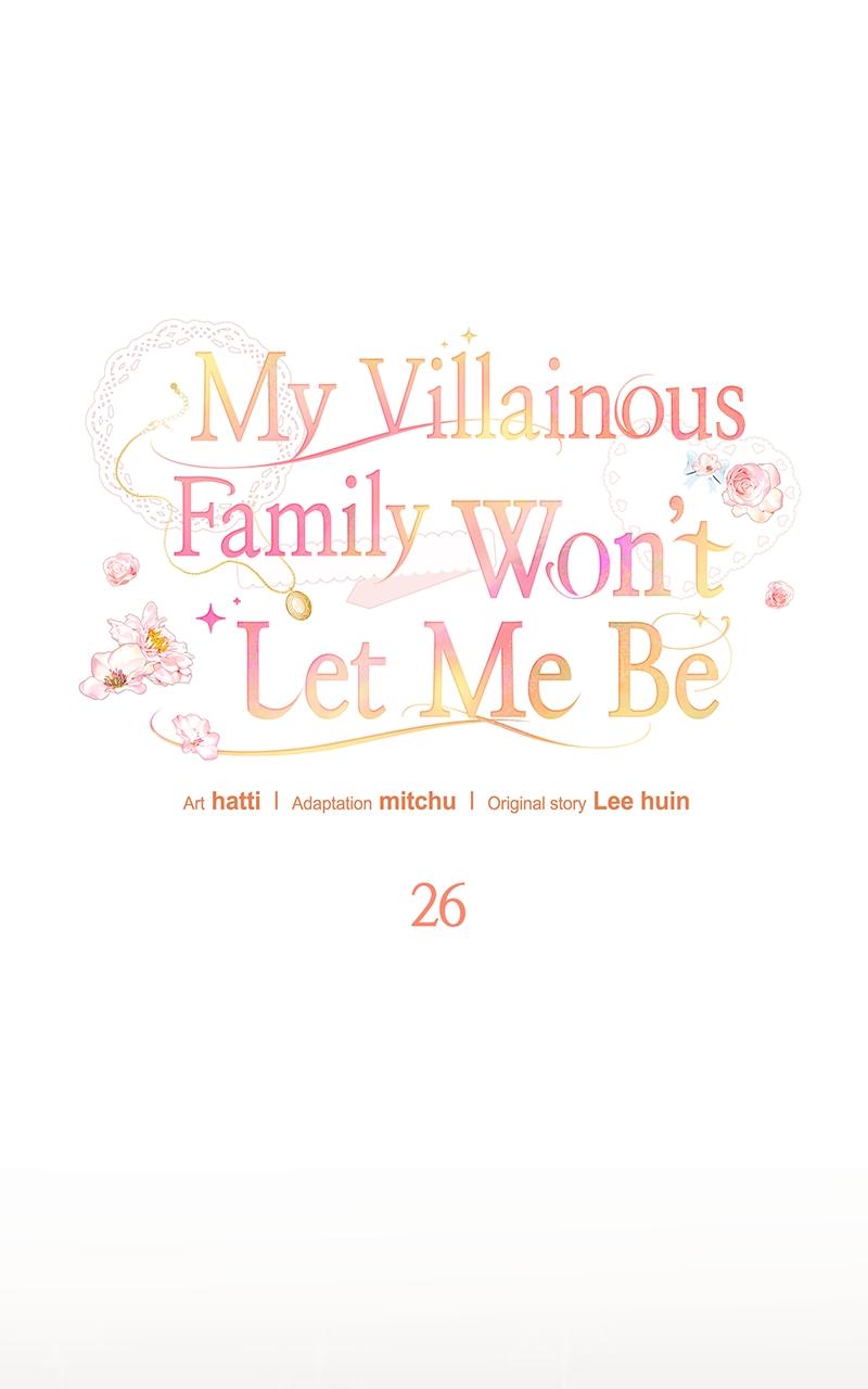 My Villainous Family Won't Let Me Be Chapter 26 - Page 24