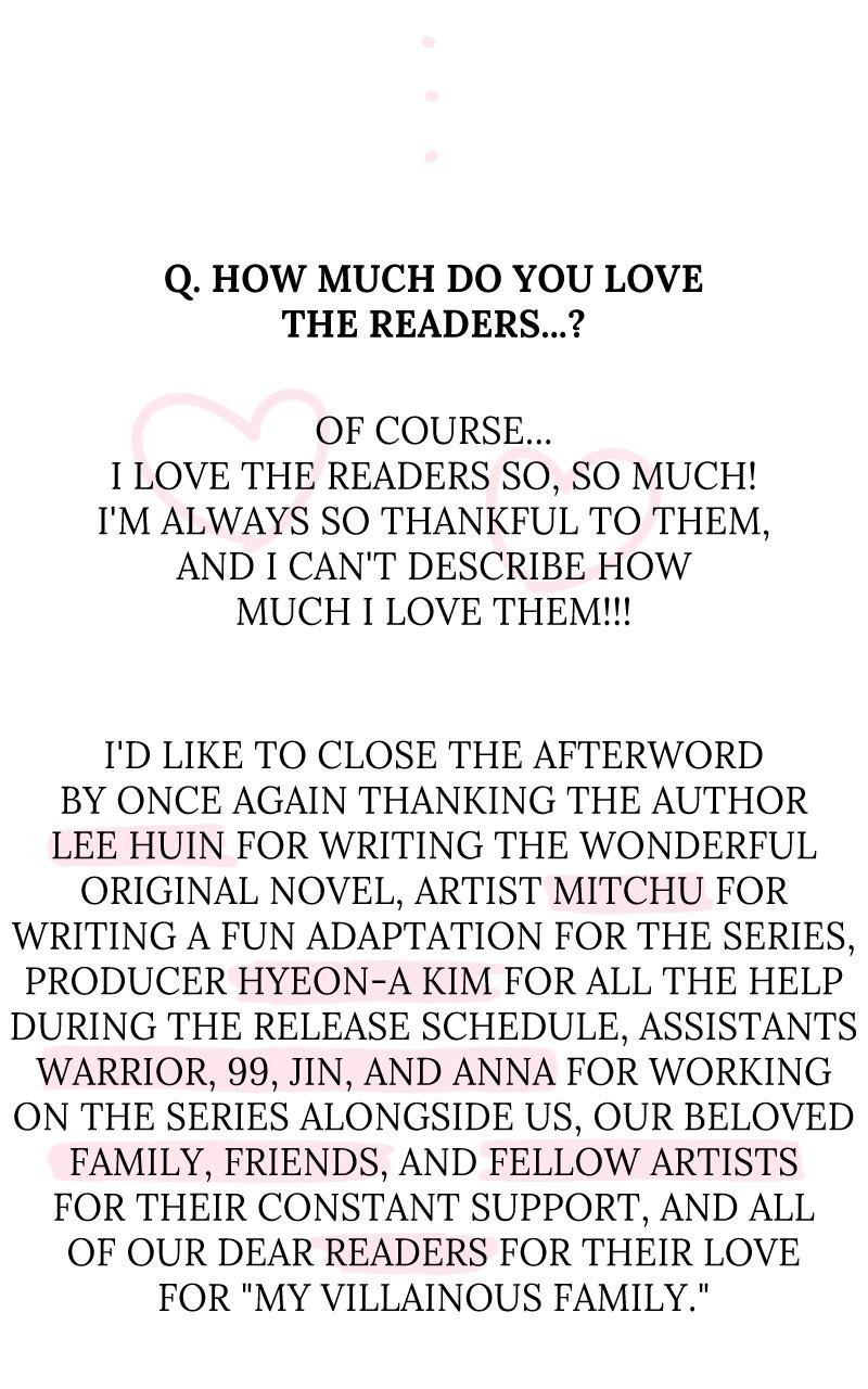 My Villainous Family Won't Let Me Be Chapter 54.5 - Page 43