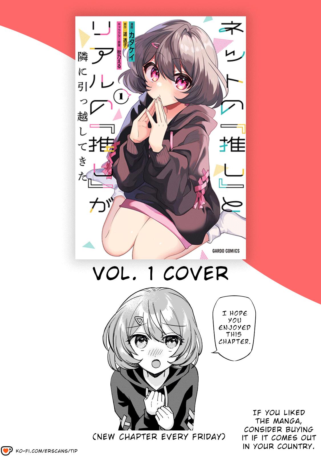 Net no "Oshi" to Real no "Oshi" ga Tonari ni Hikkoshite Kita Chapter 9 - Page 32