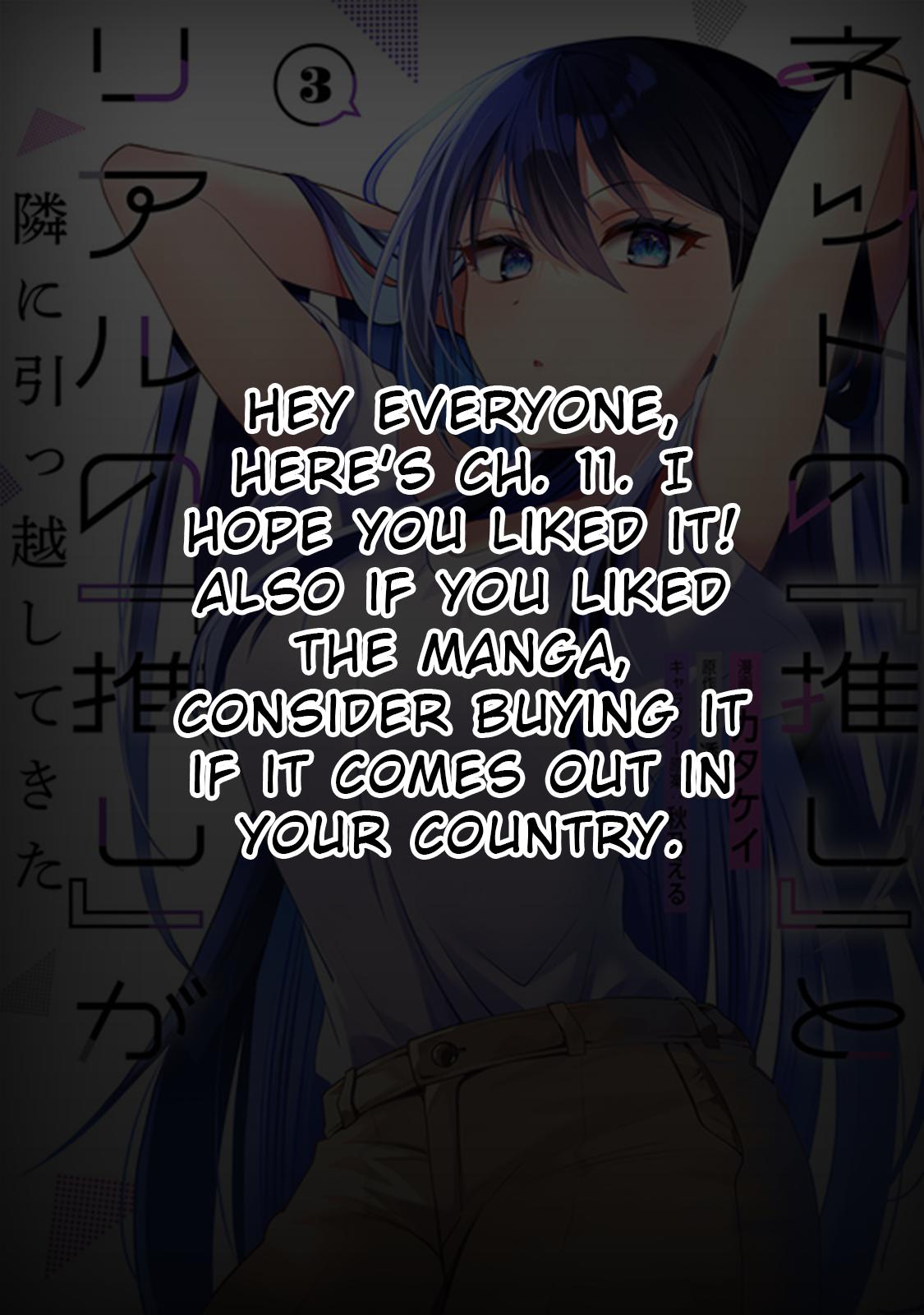 Net no "Oshi" to Real no "Oshi" ga Tonari ni Hikkoshite Kita Chapter 11 - Page 34