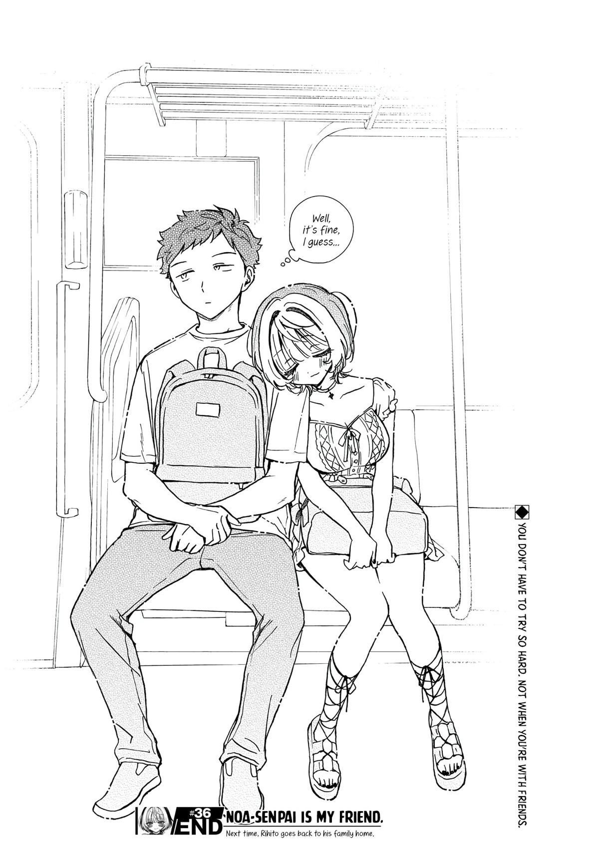 Noa-senpai wa Tomodachi Chapter 36 - Page 19