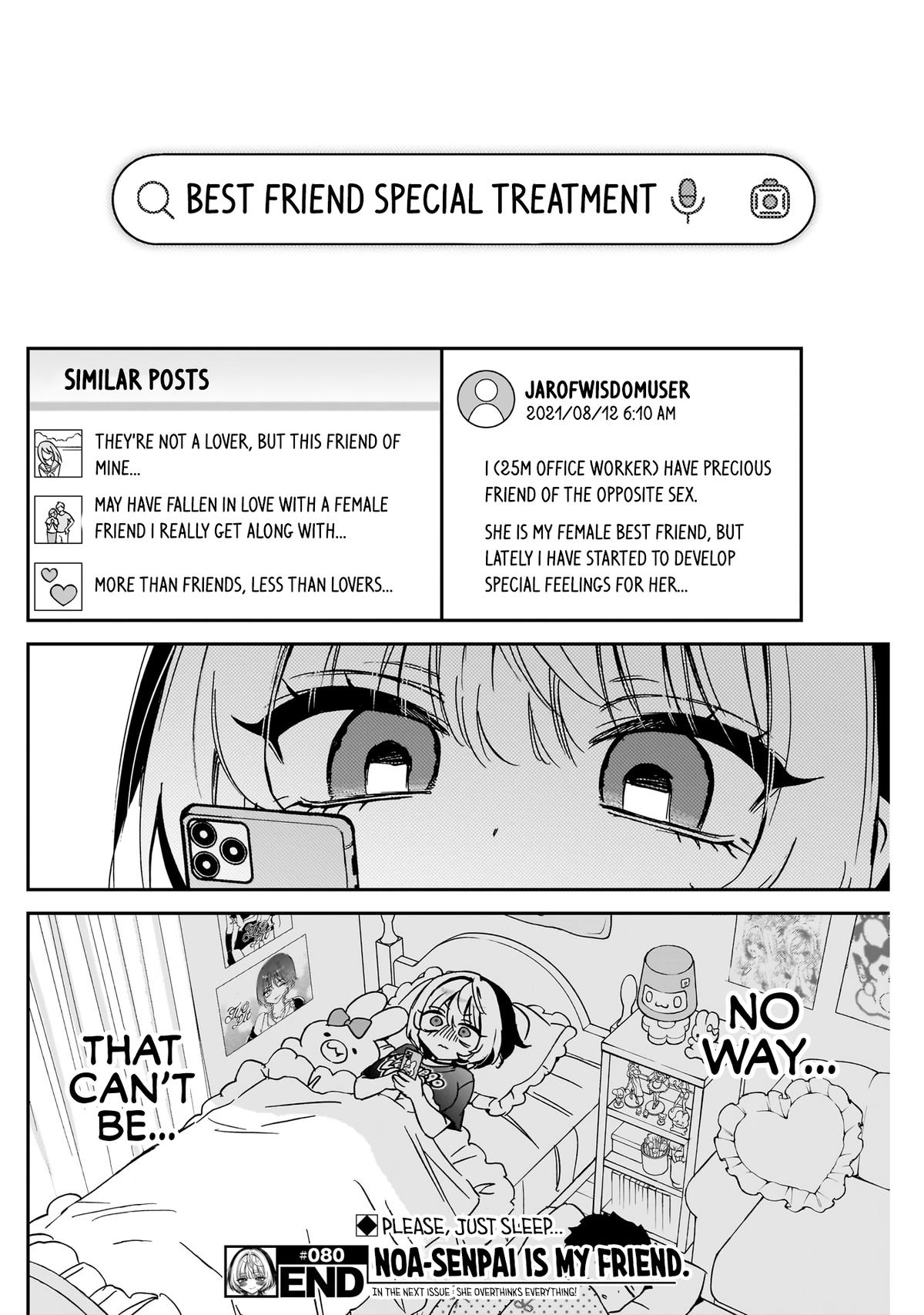 Noa-senpai wa Tomodachi Chapter 80 - Page 19