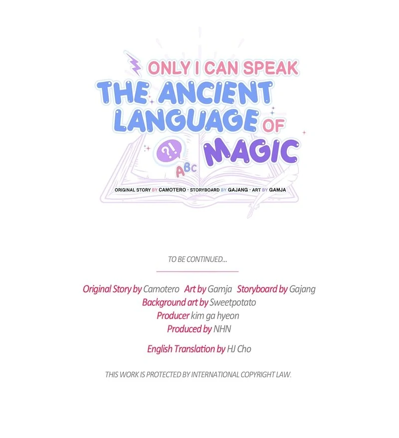 Only I Can Speak the Ancient Language of Magic Chapter 110 - Page 59