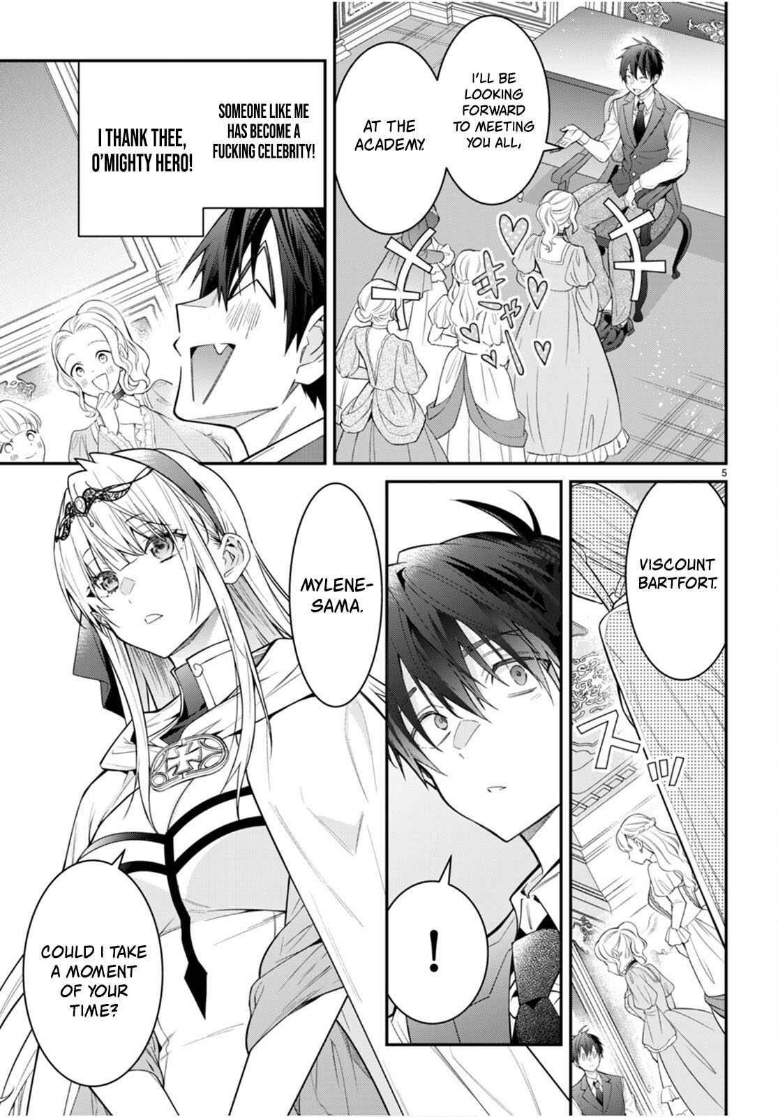 Otome Game Sekai wa Mob ni Kibishii Sekai desu Chapter 64 - Page 5