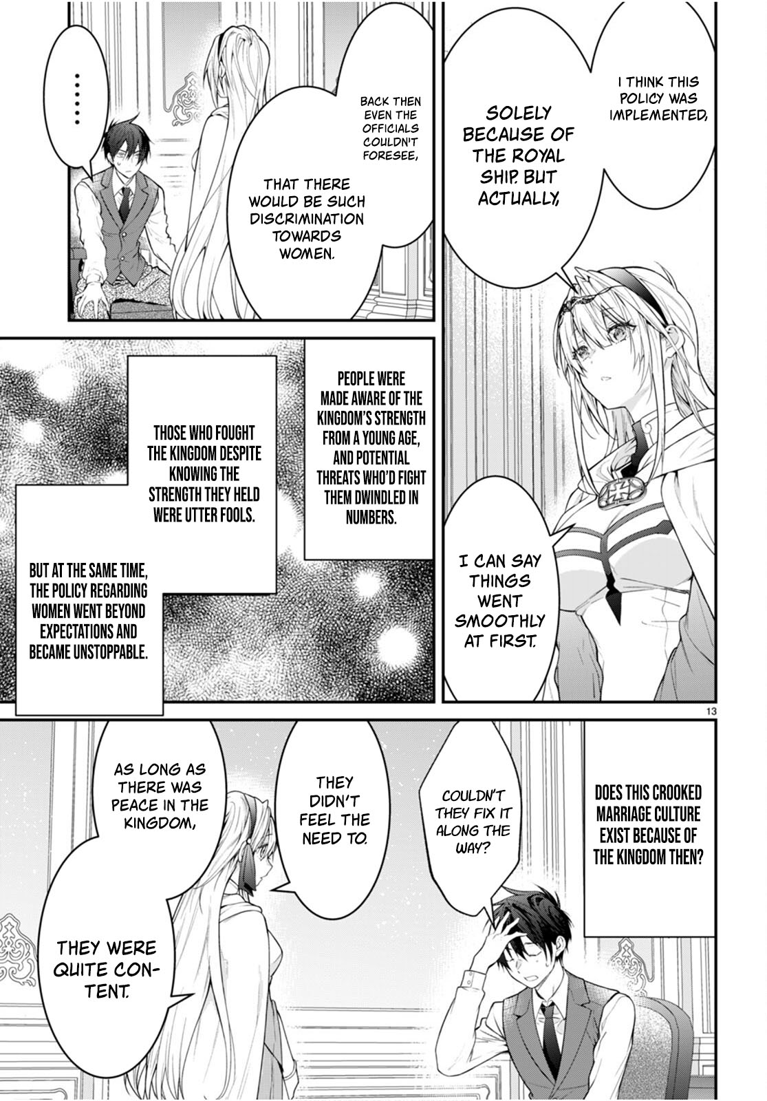 Otome Game Sekai wa Mob ni Kibishii Sekai desu Chapter 64 - Page 13