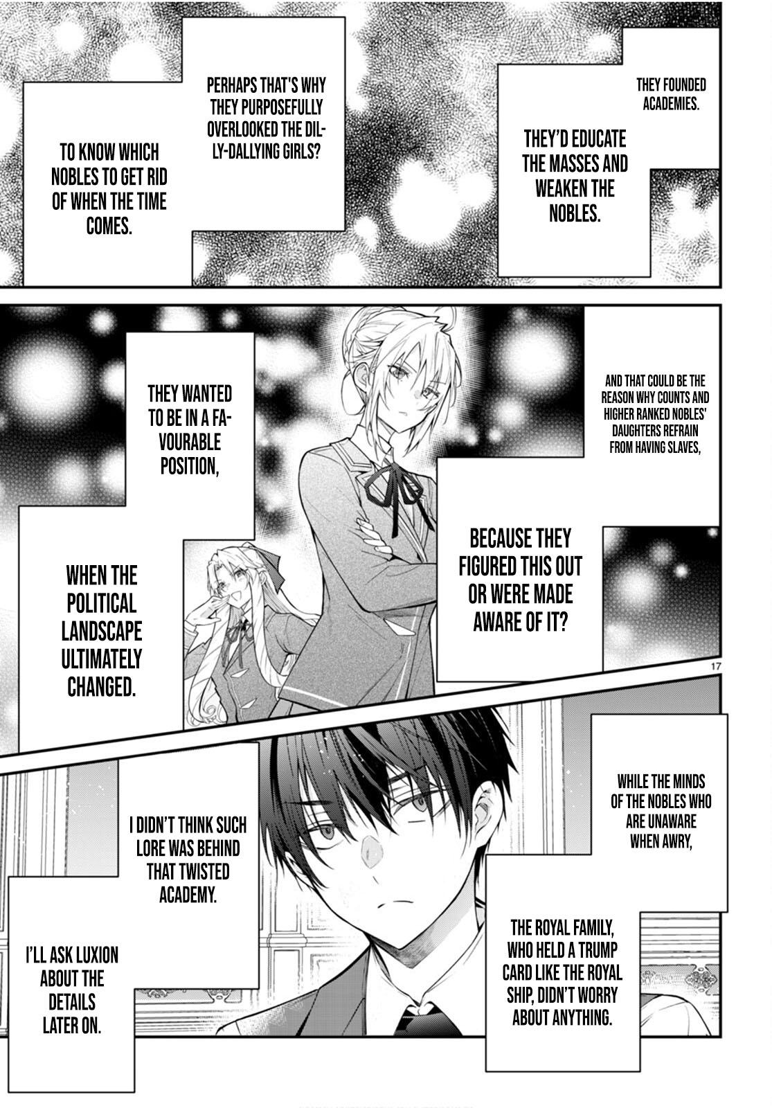 Otome Game Sekai wa Mob ni Kibishii Sekai desu Chapter 64 - Page 17