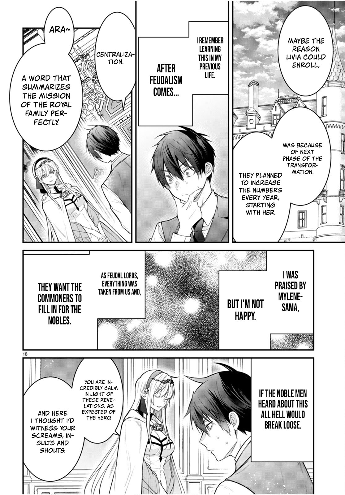 Otome Game Sekai wa Mob ni Kibishii Sekai desu Chapter 64 - Page 18