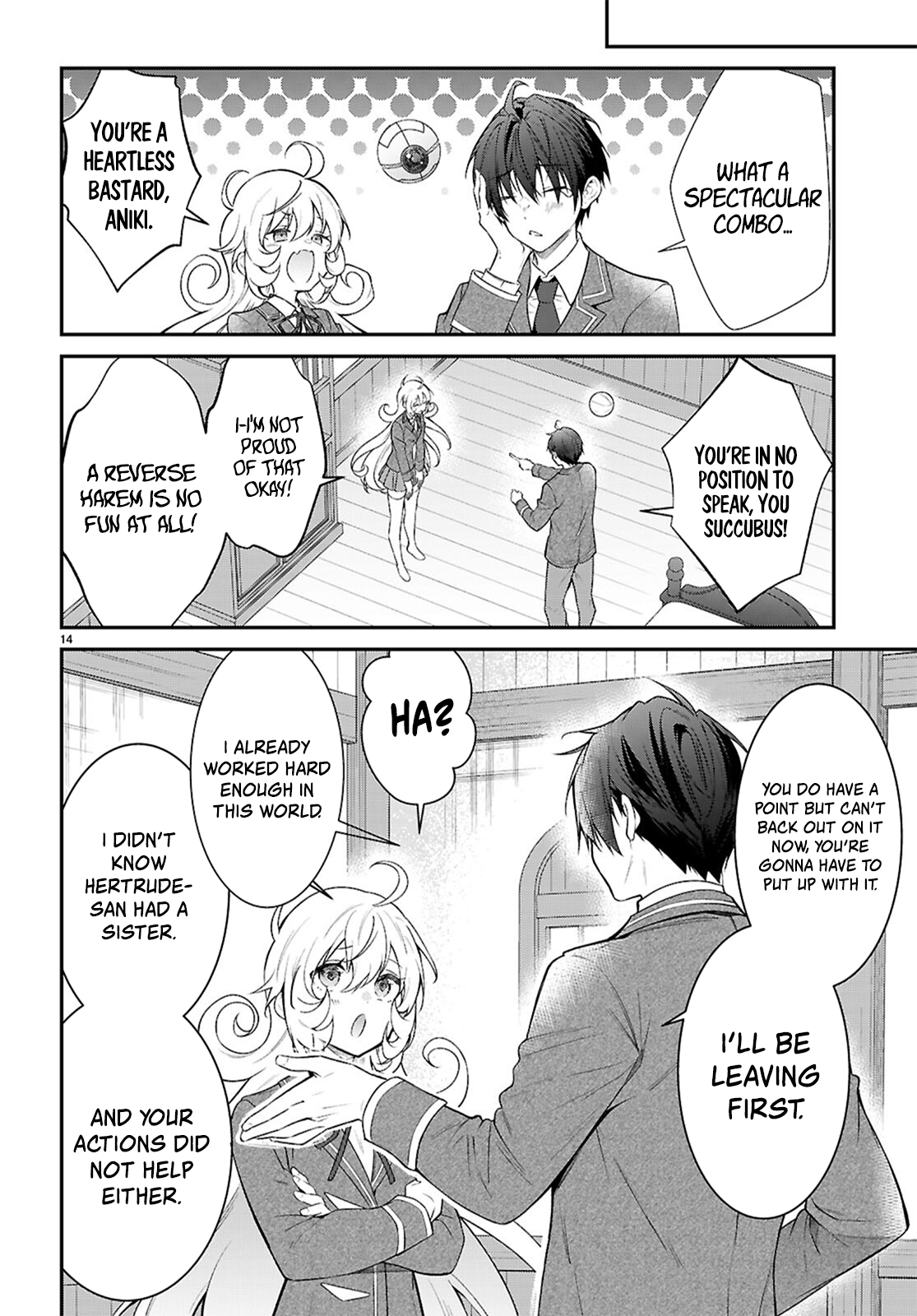 Otome Game Sekai wa Mob ni Kibishii Sekai desu Chapter 66 - Page 14