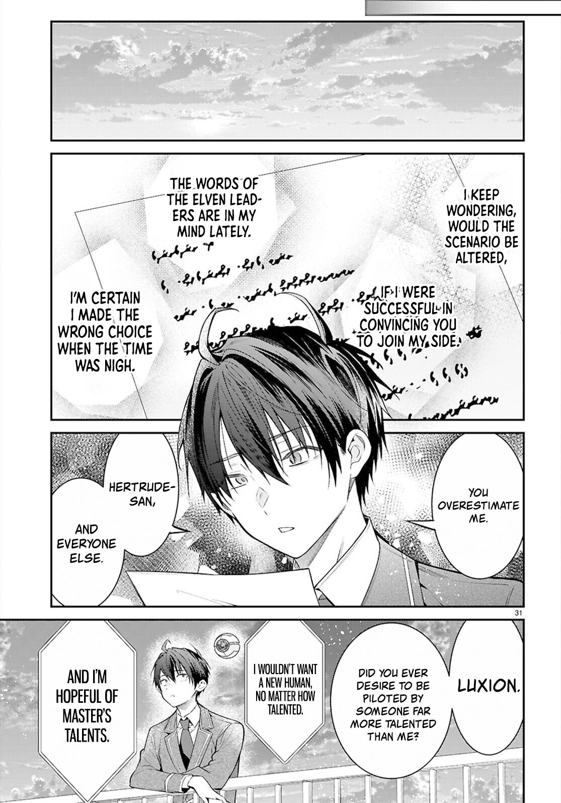 Otome Game Sekai wa Mob ni Kibishii Sekai desu Chapter 68 - Page 31