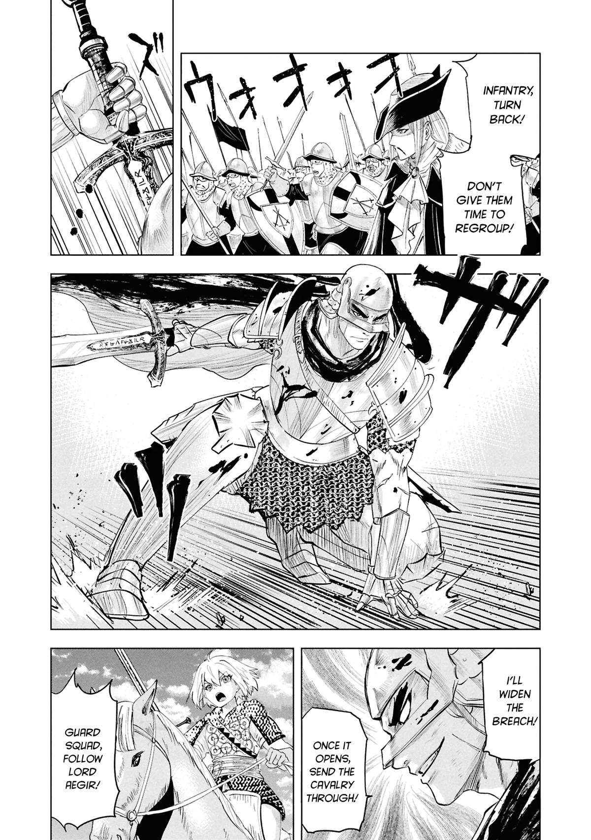 Oukoku e Tsuzuku Michi - Dorei Kenshi no Nariagari Eiyuutan Chapter 100 - Page 12