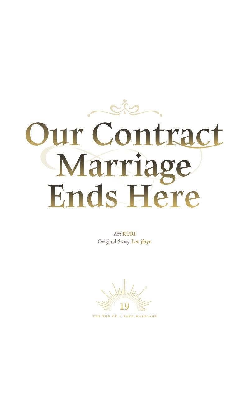 Our Contract Marriage Ends Here Chapter 19 - Page 70