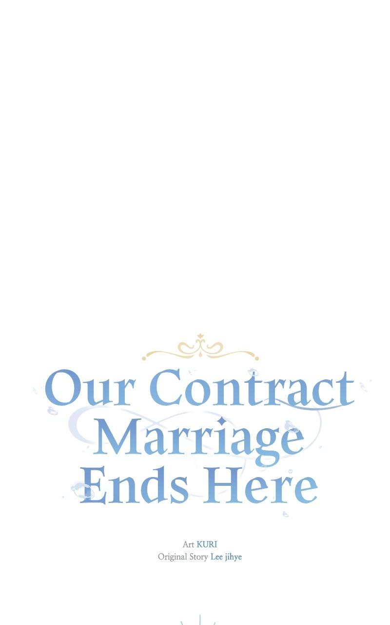 Our Contract Marriage Ends Here Chapter 25 - Page 70