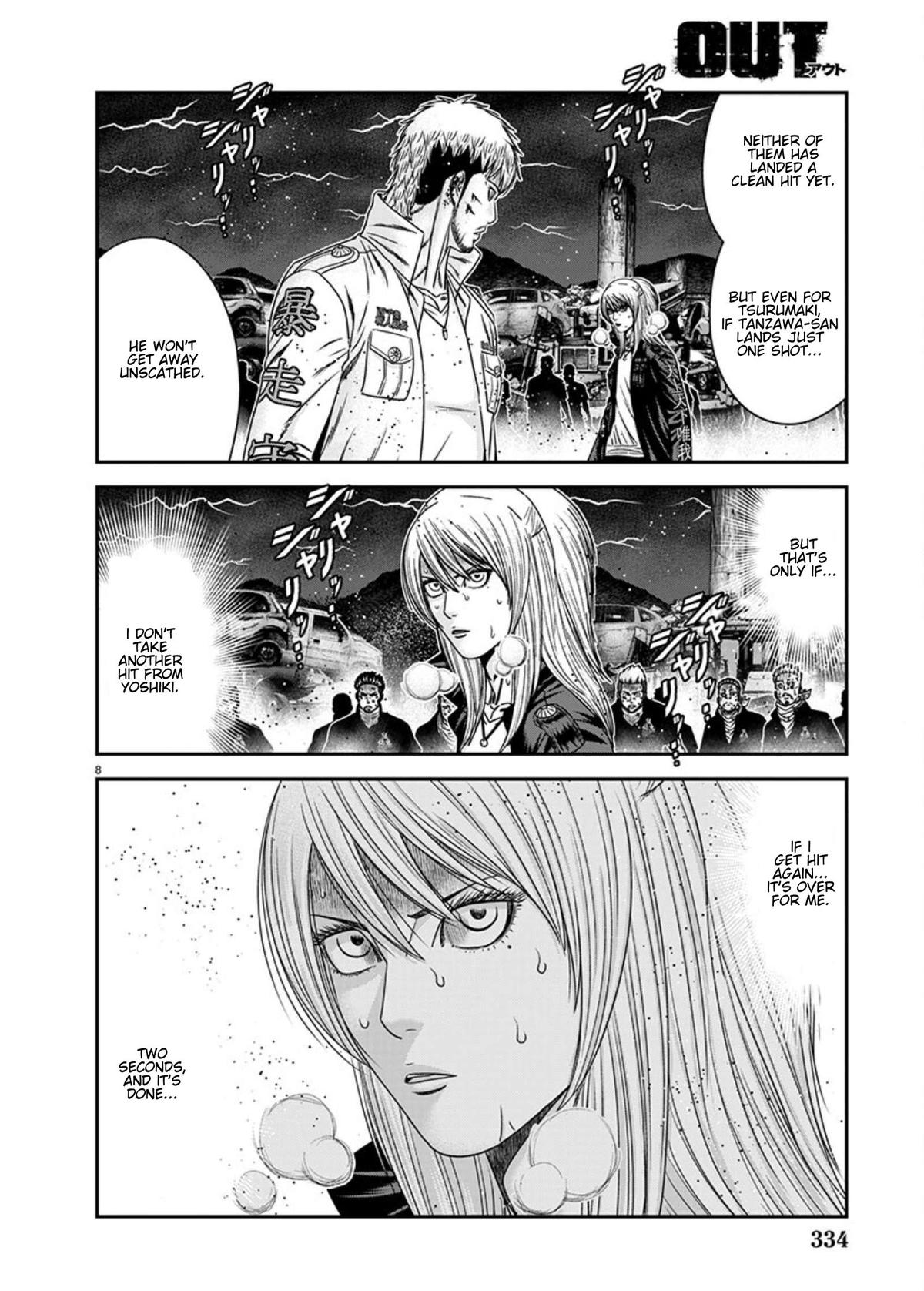 Out (MIZUTA Makoto) Chapter 264 - Page 8