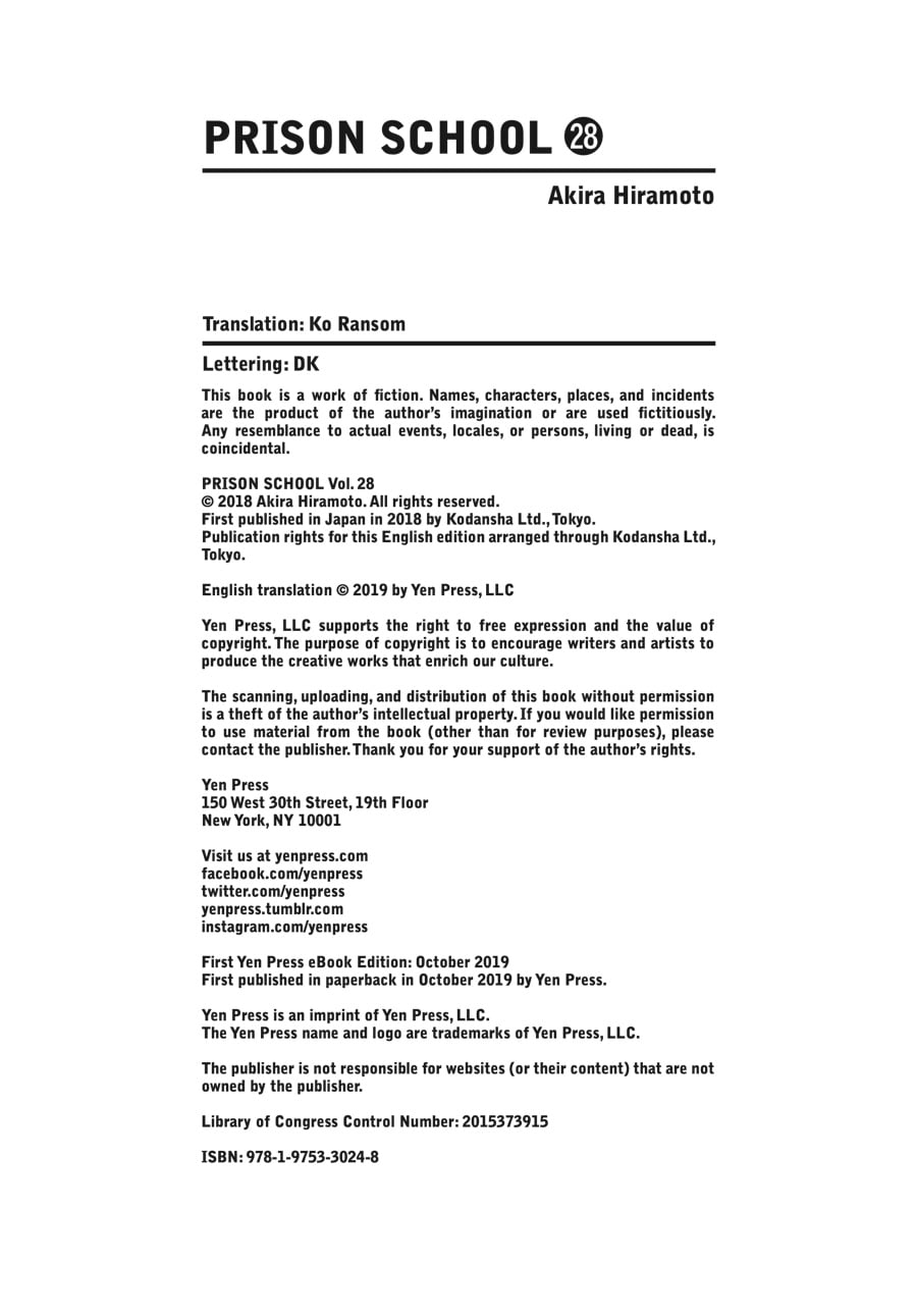 Prison School Chapter 277 - Page 34