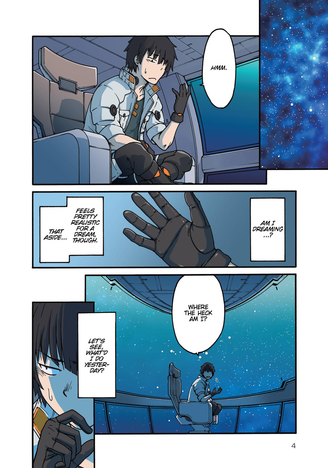 Reborn as a Space Mercenary - I Woke Up Piloting the Strongest Starship! Chapter 1 - Page 4