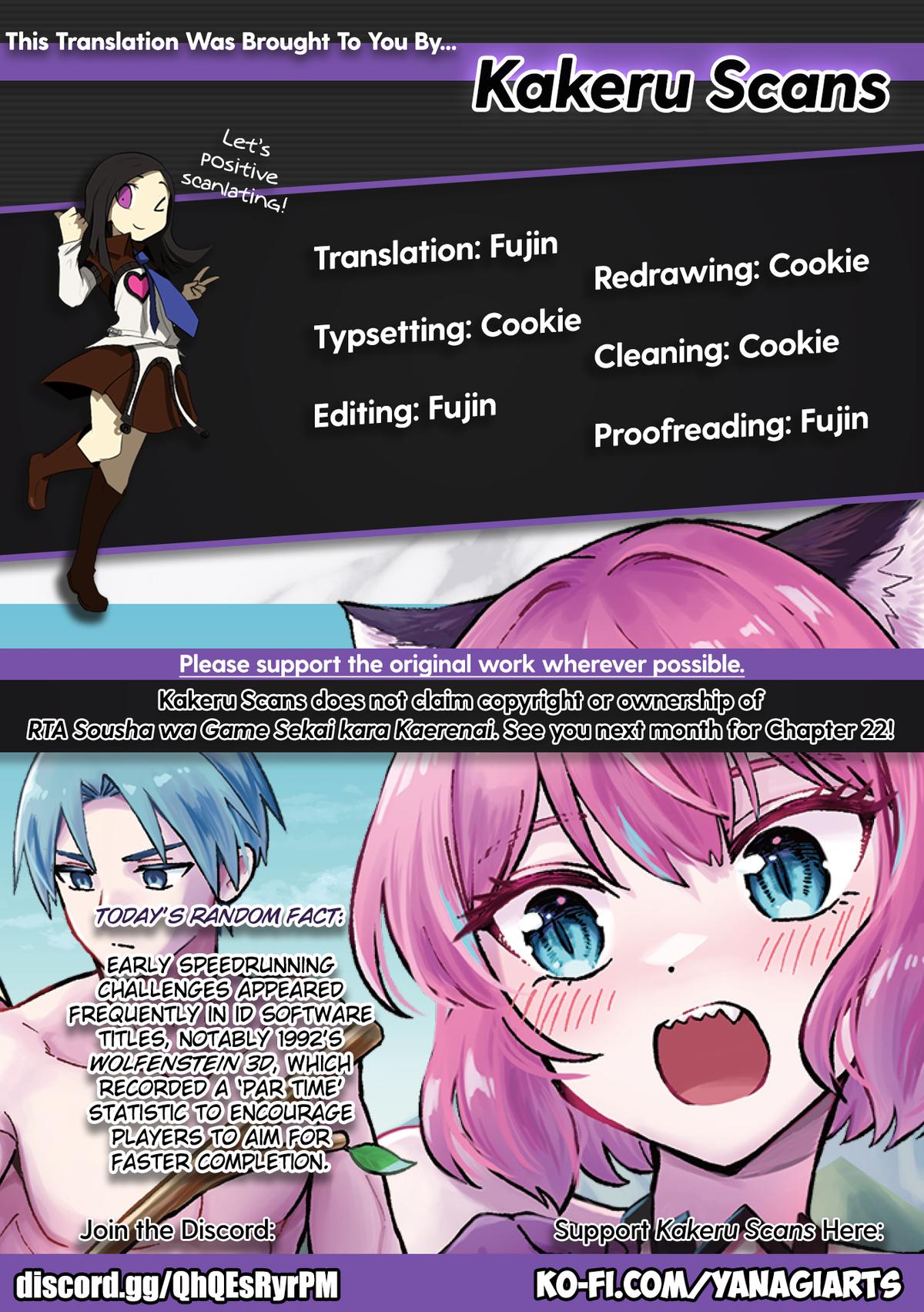 RTA Sousha wa Game Sekai kara Kaerarenai Chapter 21 - Page 32