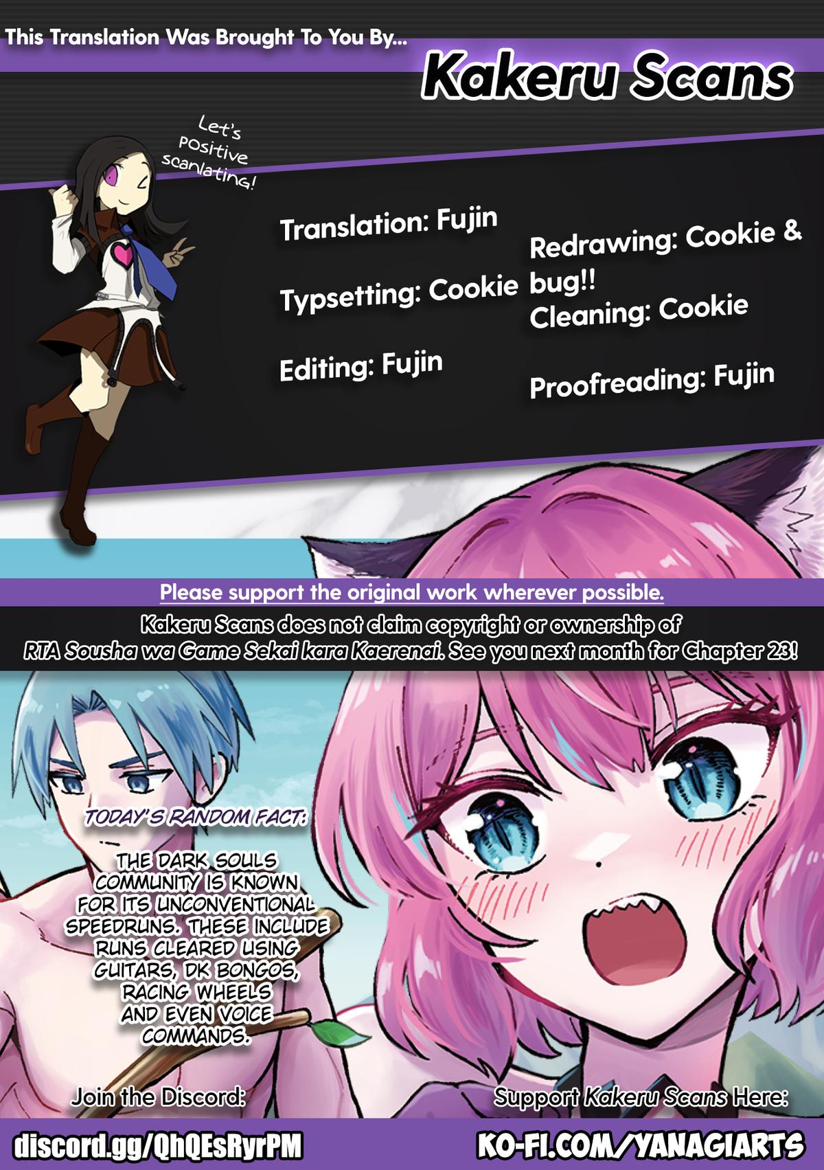 RTA Sousha wa Game Sekai kara Kaerarenai Chapter 22 - Page 32