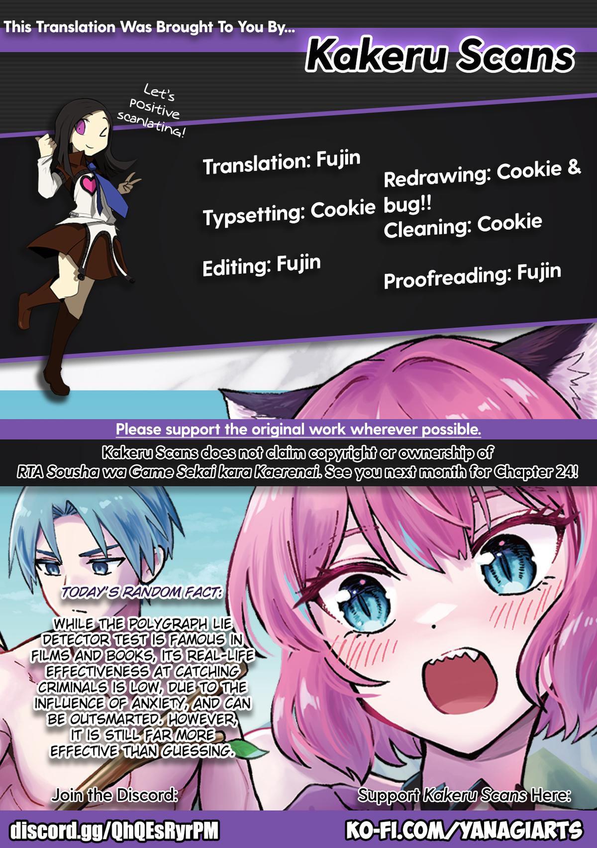 RTA Sousha wa Game Sekai kara Kaerarenai Chapter 23 - Page 26