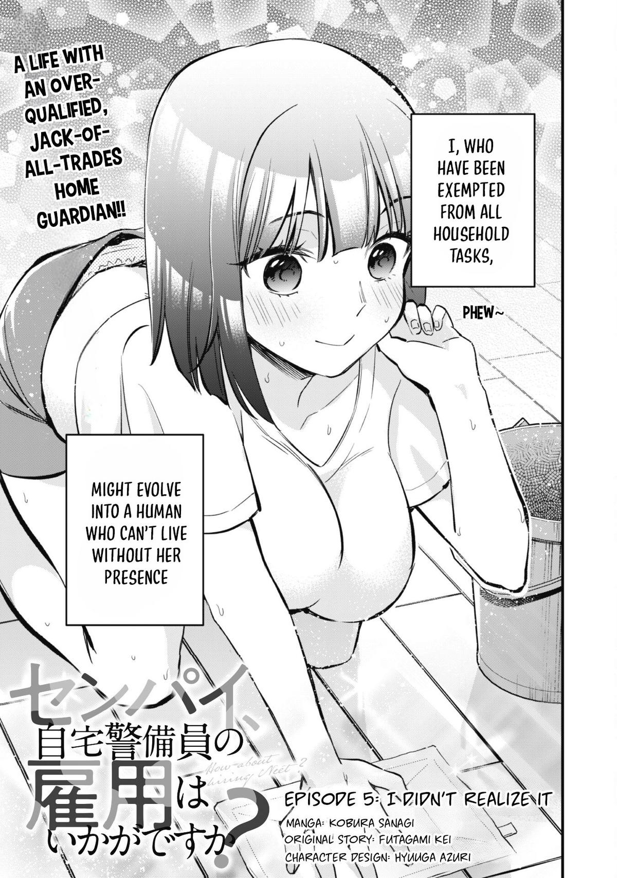 Senpai, Jitaku Keibiin no Koyou wa Ikaga desu ka? - Chapter 5 - 6