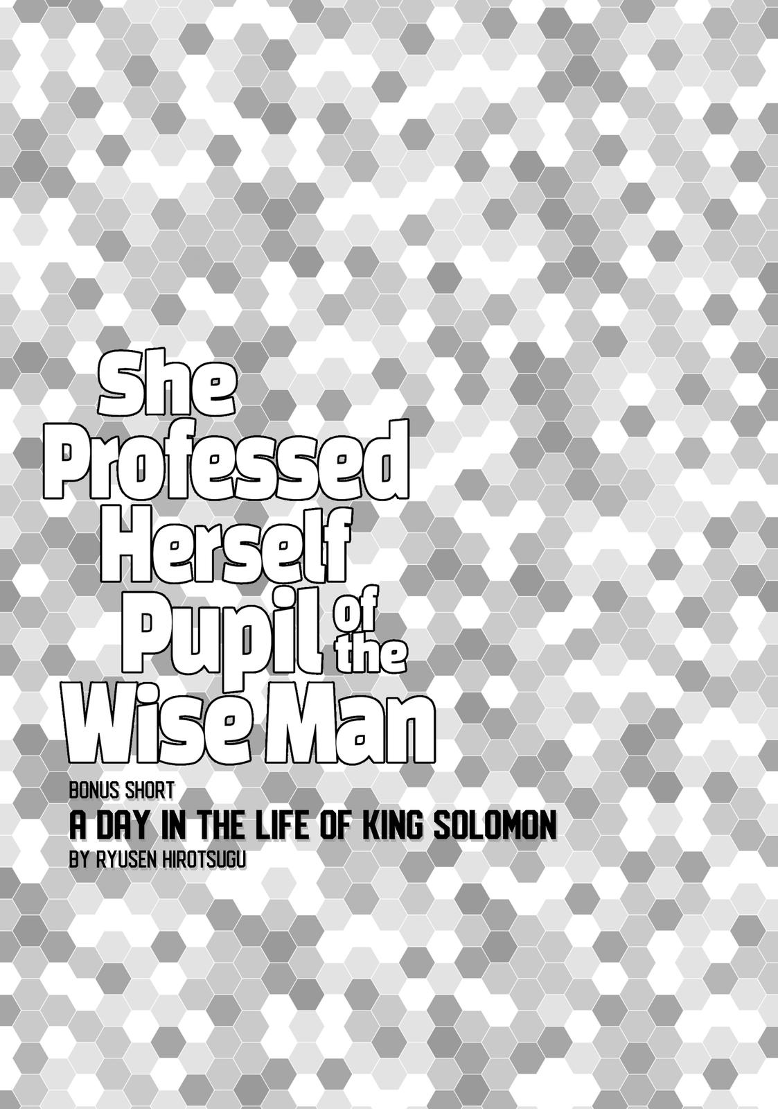 She Professed Herself Pupil of the Wise Man Chapter 7 - Page 26