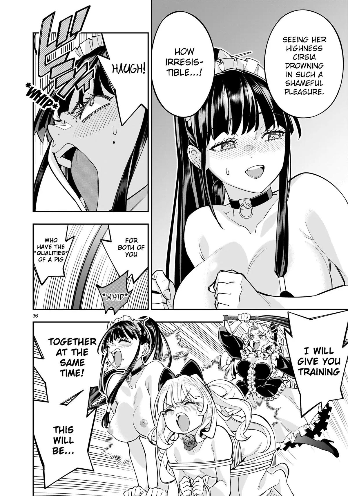 Shi ni Modori Oujo wa Ikinobiru Tameni Yuri Harem wo Tsukuru Koto ni Shita Chapter 9 - Page 34
