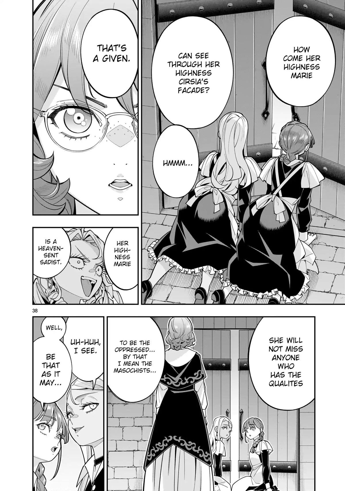 Shi ni Modori Oujo wa Ikinobiru Tameni Yuri Harem wo Tsukuru Koto ni Shita Chapter 9 - Page 36