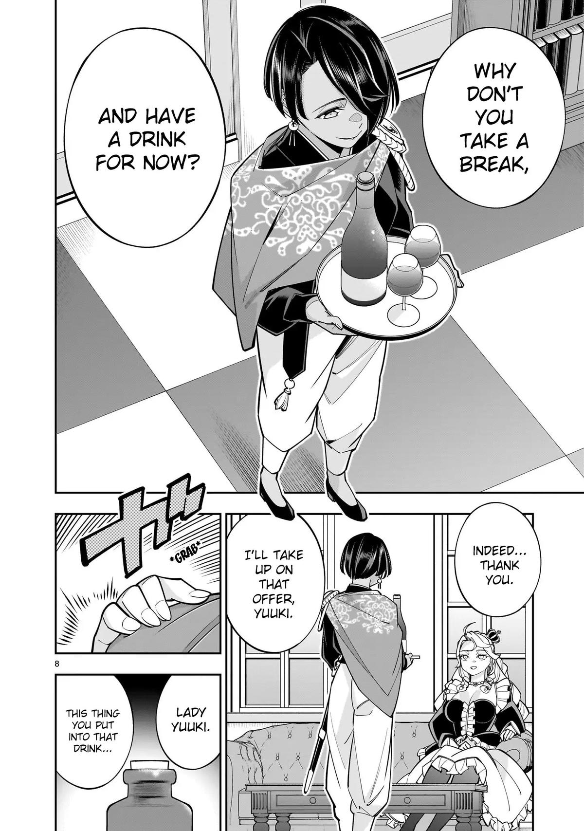 Shi ni Modori Oujo wa Ikinobiru Tameni Yuri Harem wo Tsukuru Koto ni Shita Chapter 10 - Page 8