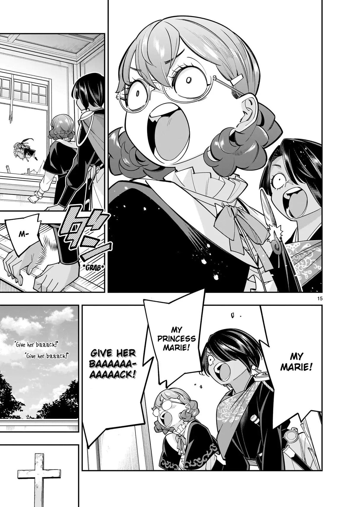 Shi ni Modori Oujo wa Ikinobiru Tameni Yuri Harem wo Tsukuru Koto ni Shita Chapter 10 - Page 15