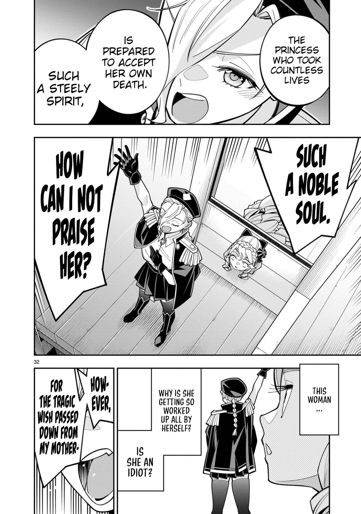 Shi ni Modori Oujo wa Ikinobiru Tameni Yuri Harem wo Tsukuru Koto ni Shita Chapter 11 - Page 32