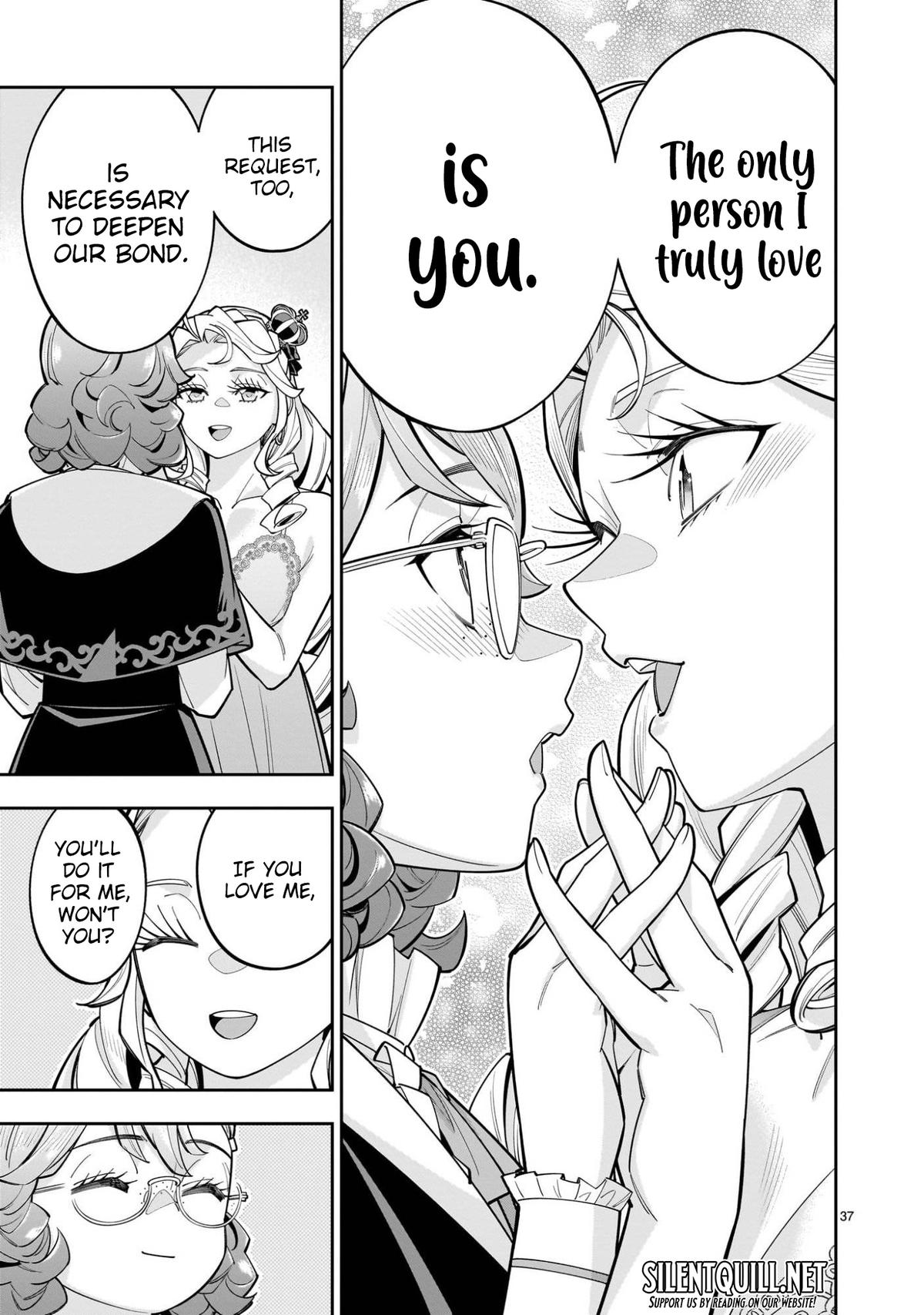 Shi ni Modori Oujo wa Ikinobiru Tameni Yuri Harem wo Tsukuru Koto ni Shita Chapter 11 - Page 37