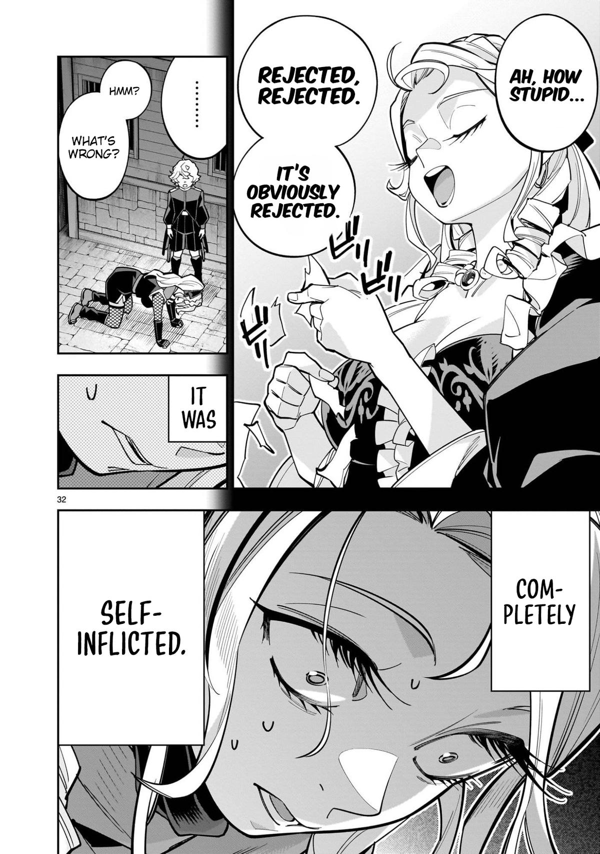 Shi ni Modori Oujo wa Ikinobiru Tameni Yuri Harem wo Tsukuru Koto ni Shita Chapter 12 - Page 32