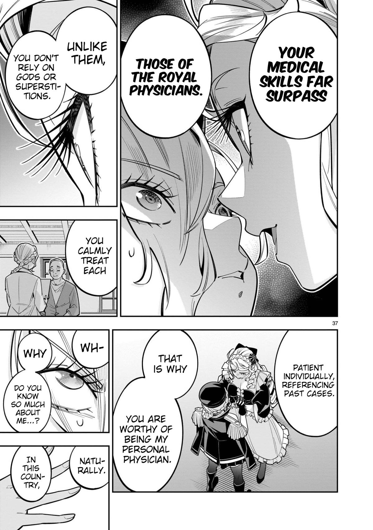 Shi ni Modori Oujo wa Ikinobiru Tameni Yuri Harem wo Tsukuru Koto ni Shita Chapter 13 - Page 38