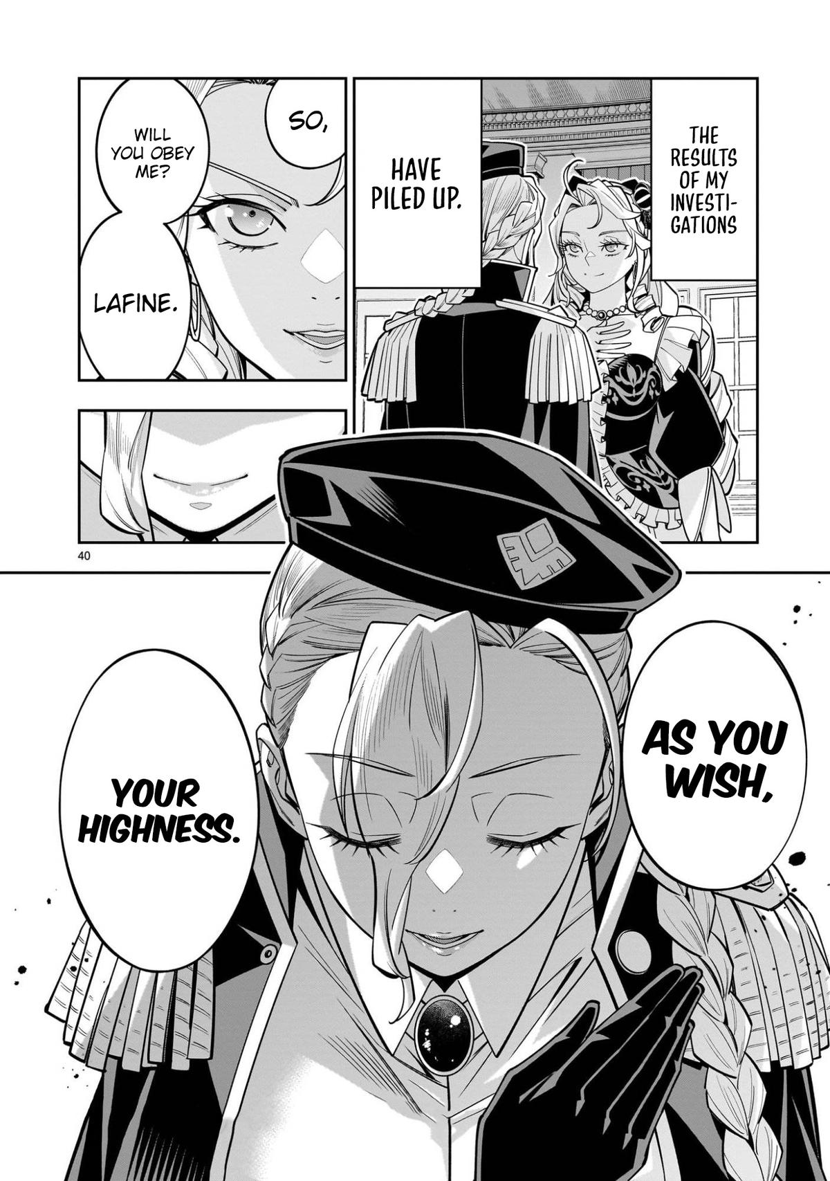 Shi ni Modori Oujo wa Ikinobiru Tameni Yuri Harem wo Tsukuru Koto ni Shita Chapter 13 - Page 40