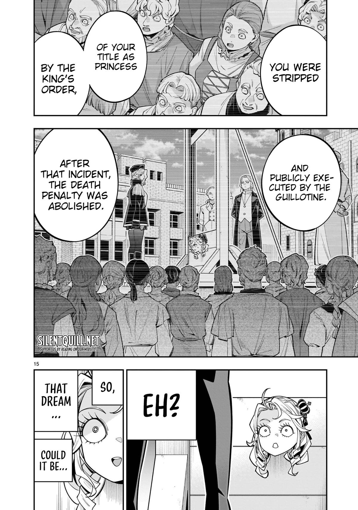 Shi ni Modori Oujo wa Ikinobiru Tameni Yuri Harem wo Tsukuru Koto ni Shita Chapter 14 - Page 37