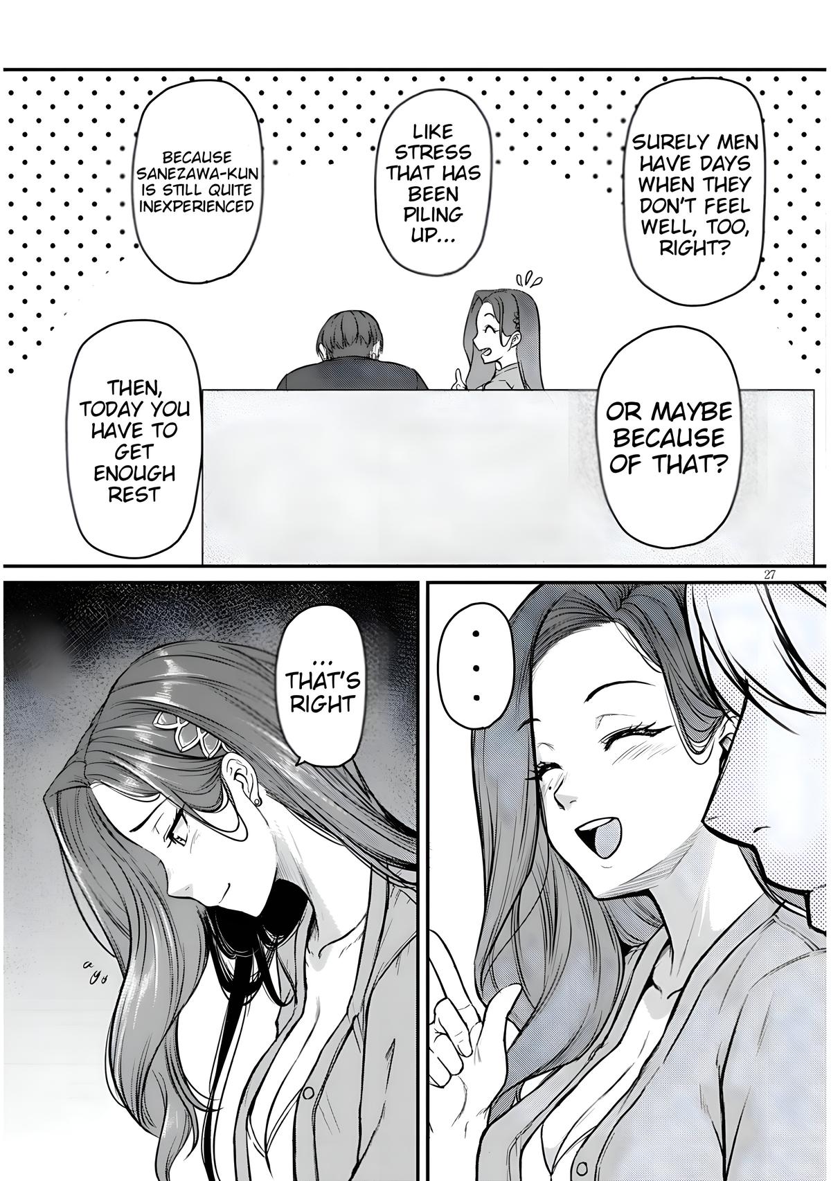 Shigoto Kaeri, Dokushin no Bijin Doushi ni Tanomarete Chapter 10 - Page 27