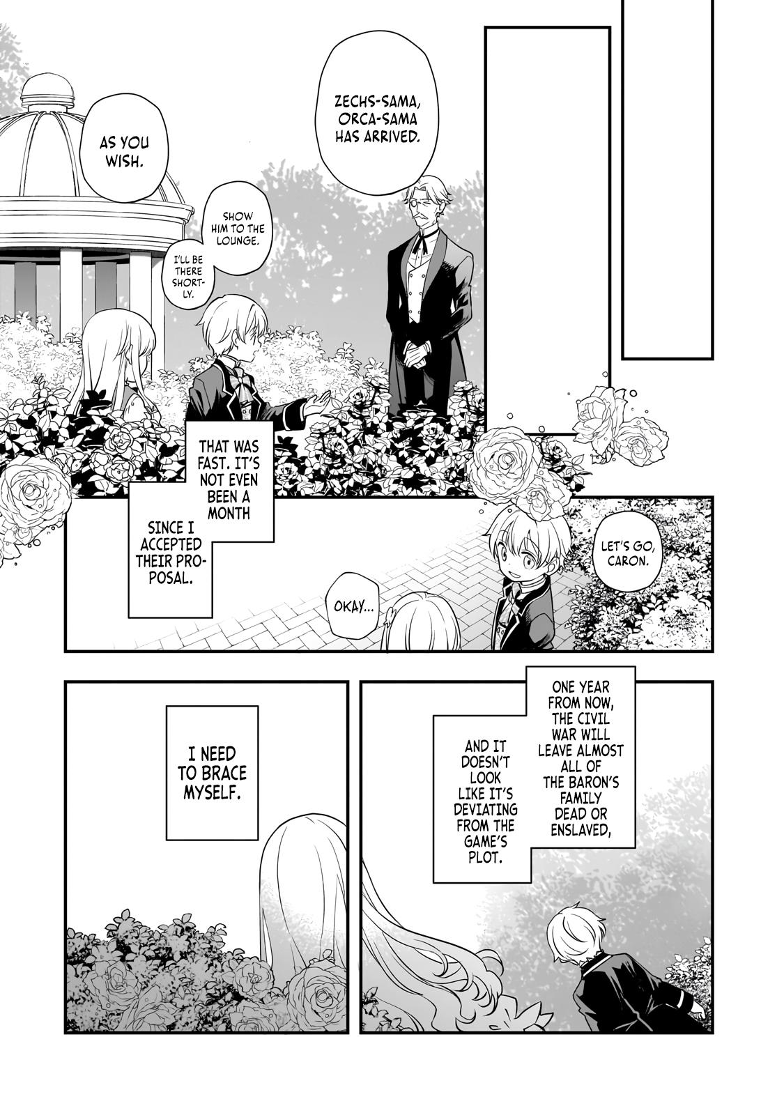 Shinu Unmei ni Aru Akuyaku Reijou no Ani ni Tensei Shita node, Imouto o Sodatete Mirai o Kaetai to Omoimasu Chapter 6 - Page 24