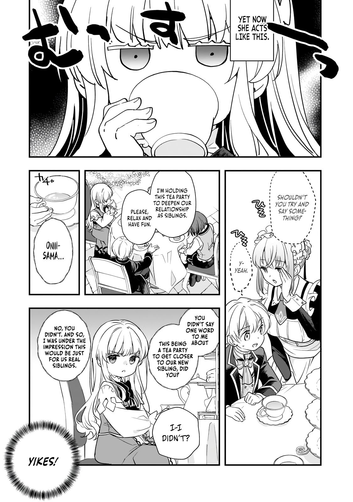 Shinu Unmei ni Aru Akuyaku Reijou no Ani ni Tensei Shita node, Imouto o Sodatete Mirai o Kaetai to Omoimasu Chapter 6 - Page 32