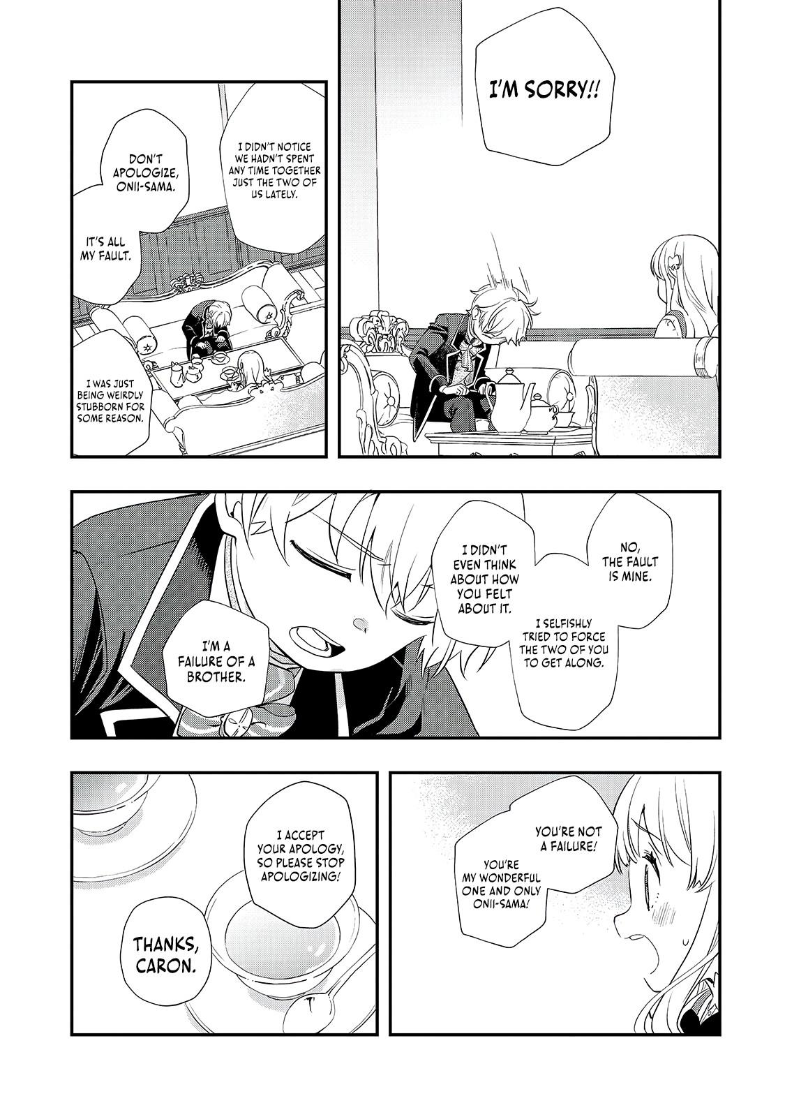 Shinu Unmei ni Aru Akuyaku Reijou no Ani ni Tensei Shita node, Imouto o Sodatete Mirai o Kaetai to Omoimasu Chapter 7 - Page 13