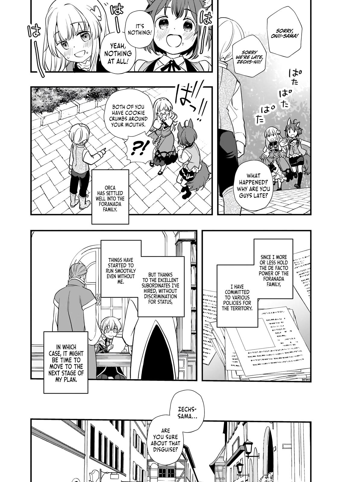 Shinu Unmei ni Aru Akuyaku Reijou no Ani ni Tensei Shita node, Imouto o Sodatete Mirai o Kaetai to Omoimasu Chapter 8.2 - Page 5