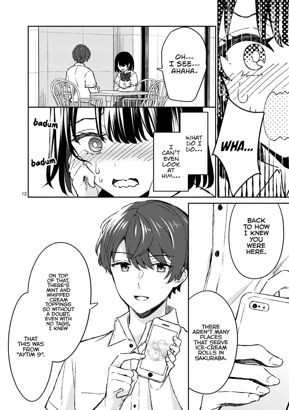 Shiotaiou no Sato-san ga Ore ni dake Amai Chapter 7 - Page 12